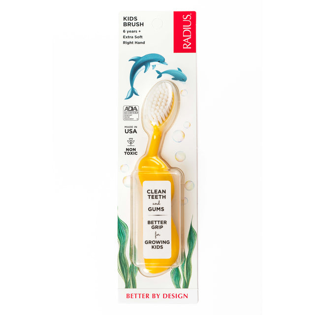 Right Hand Kids Toothbrush, Age 6 years + Toothbrush RADIUS   
