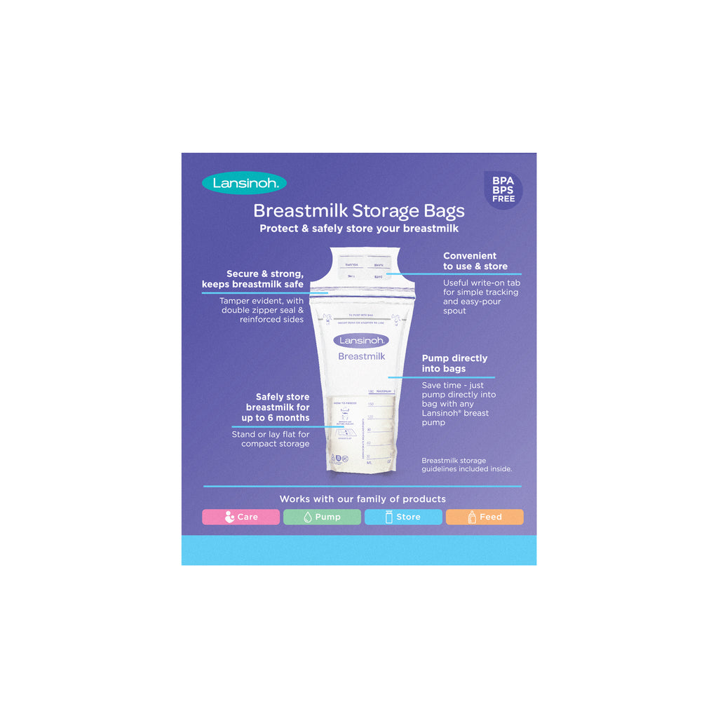 Lansinoh Milk Storage Bags (25 bags) Breast Feeding Ana Wiz   