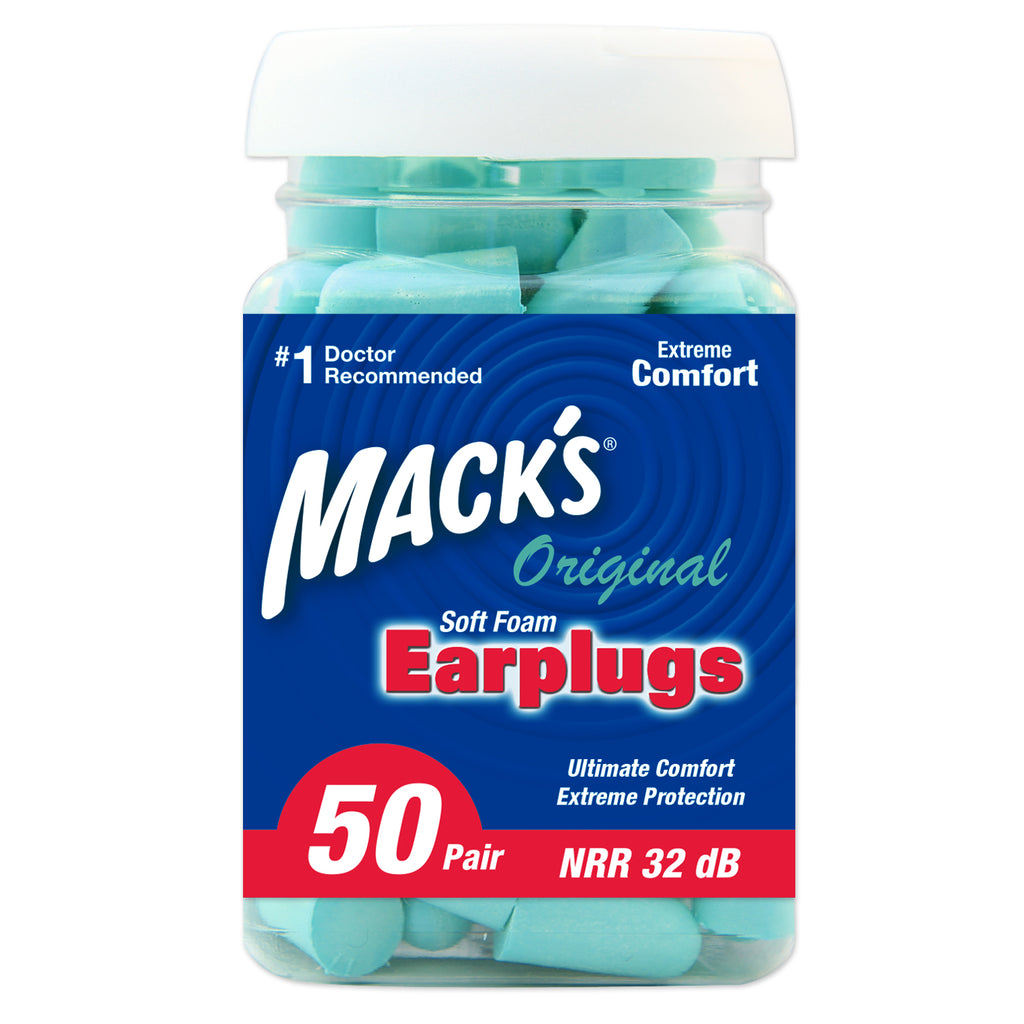 Mack's - Original Soft Foam Earplugs Earplugs Mack's 50 Pairs  