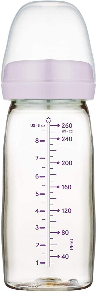 Premium Spectra PPSU Wide Neck Baby Bottle - 1 x 260ml Bottle with Fast Flow Teat  Spectra   