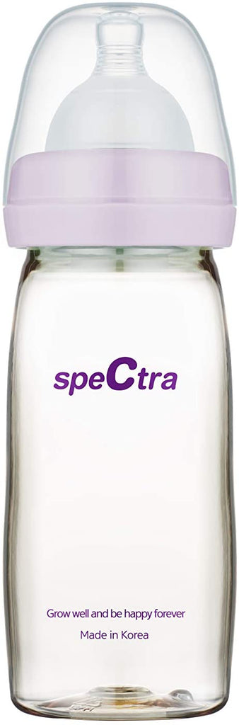 Premium Spectra PPSU Wide Neck Baby Bottle - 1 x 260ml Bottle with Fast Flow Teat  Spectra   