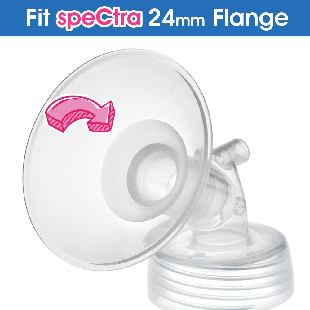 Maymom Flange Inserts 17 mm for Medela and Spectra 24 mm Shields/Flanges Breast Pump Accessories Maymom   