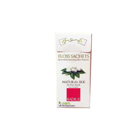 Floss Sachets, Natural Silk (1 Pack) Dental Floss RADIUS   