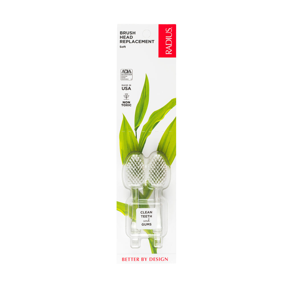 Brush Head Replacements (2 Pack) Toothbrush RADIUS   