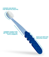 Totz Plus Brush (3 Years +)  RADIUS Blue w/ Navy Grip  