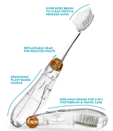 TOUR Travel Brush  RADIUS Orange  