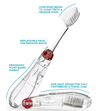 TOUR Travel Brush  RADIUS Ruby Red  
