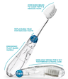 TOUR Travel Brush  RADIUS Sapphire Blue  