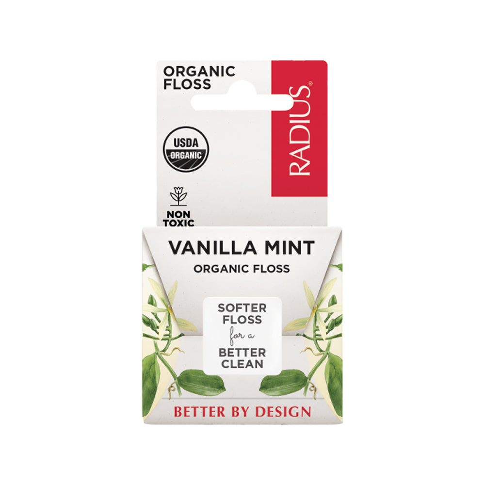 Radius Floss USDA Organic Vanilla Mint Dental Floss Radius   