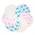 Washable Natural Bamboo Breast Pads Breast Feeding Ana Wiz Mixed Pack of 4 