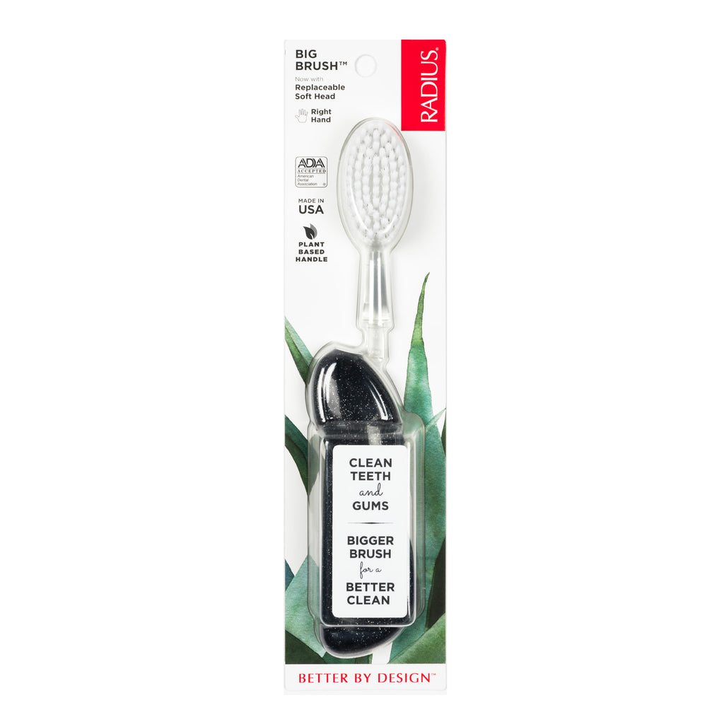 The Big Brush™ (Right Hand) with Replaceable Head Toothbrush Radius   