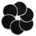 Washable Natural Bamboo Breast Pads Breast Feeding Ana Wiz Black Pack of 4 