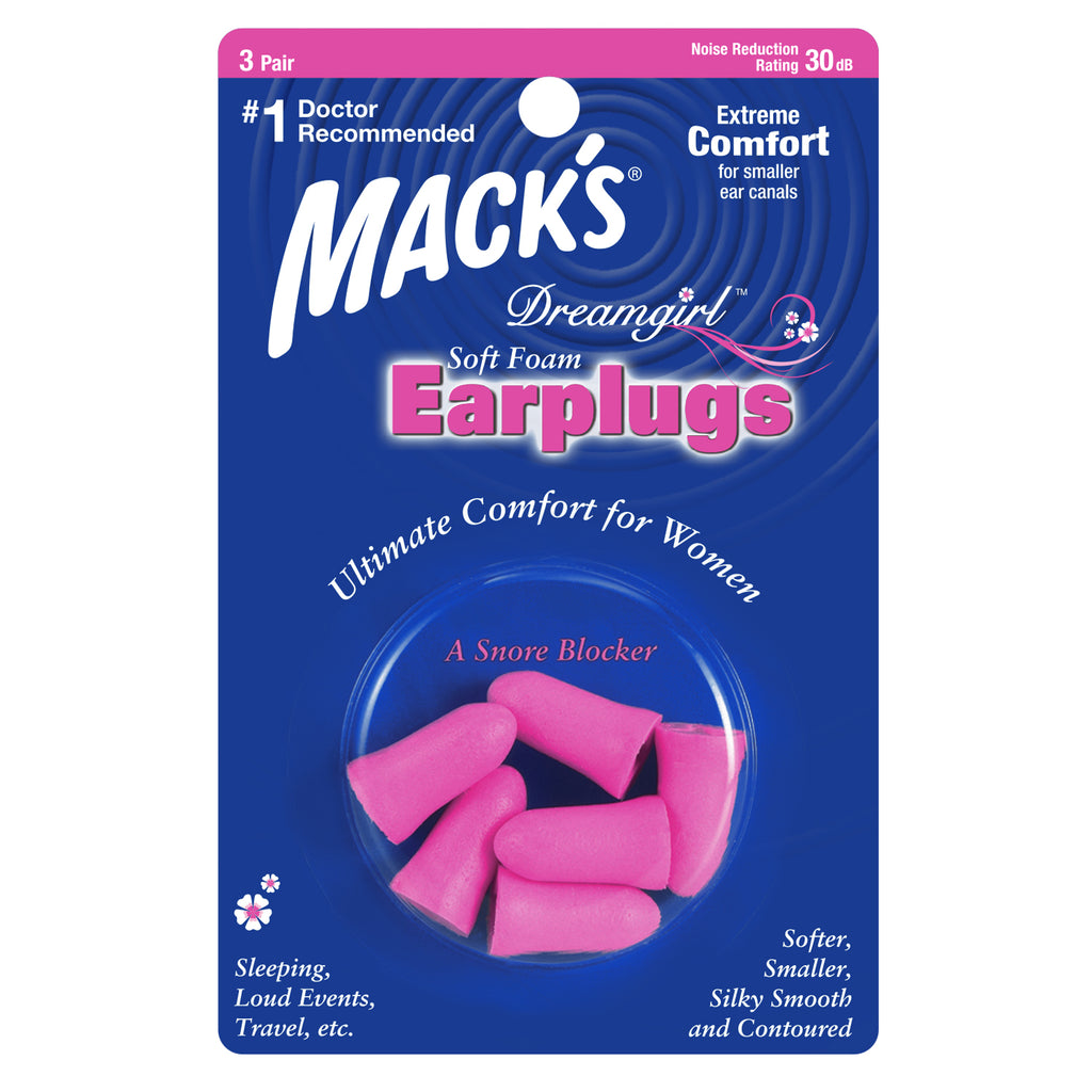 Mack's - Dreamgirl Soft Foam Earplugs Earplugs Mack's 3 Pairs  
