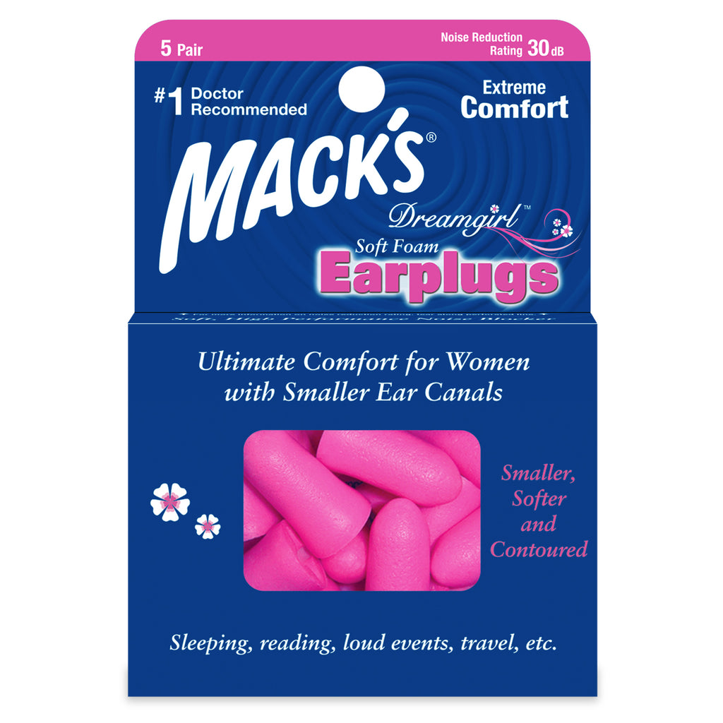 Mack's - Dreamgirl Soft Foam Earplugs Earplugs Mack's 5 Pairs  