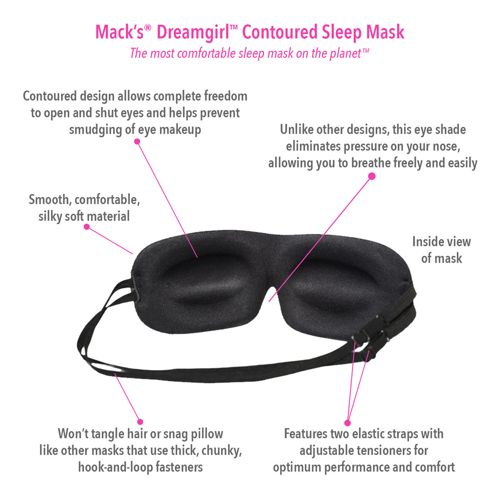 Mack's - Dreamgirl Contoured Sleep Mask Earplugs Mack's   