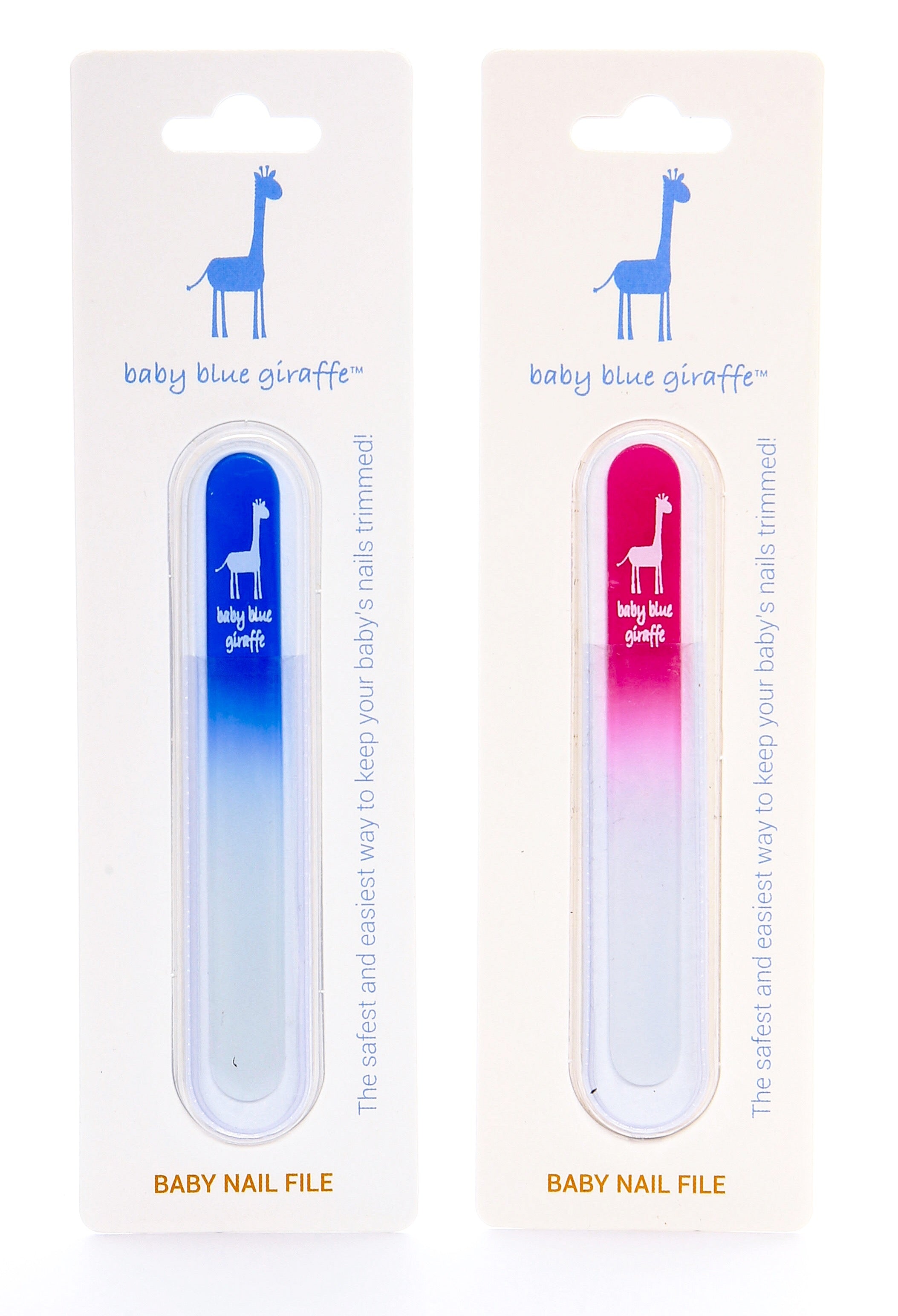 Baby blue giraffe nail file deals