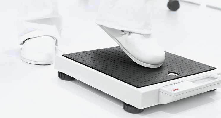 876 - Flat scale with Mother + Child function  Seca   