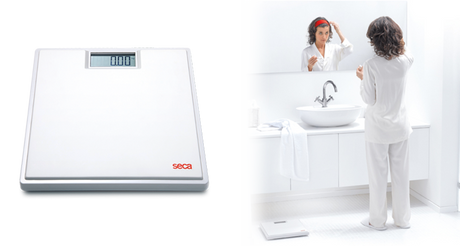 803 - Digital flat scale with high-quality two-component rubber surface Medical Scales Seca   