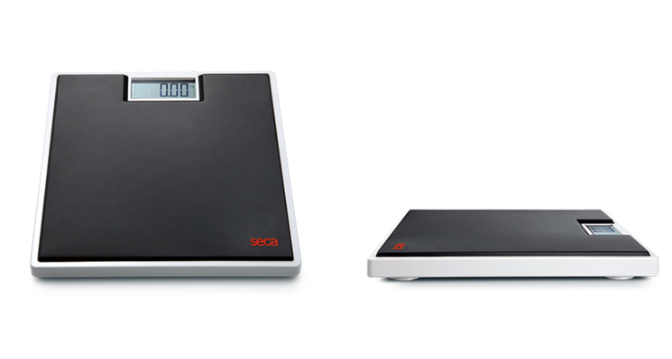 Seca 803 - Digital flat scale with high-quality two-component rubber surface Medical Scales SECA Black  