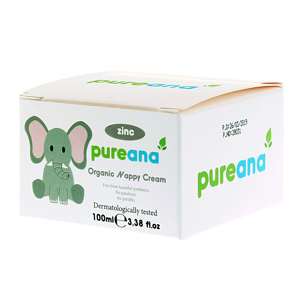 Organic Nappy Cream Aloe Vera 100ml Baby Health Pureana   