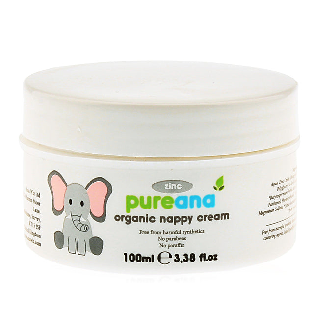 Organic Nappy Cream Aloe Vera 100ml Baby Health Pureana   