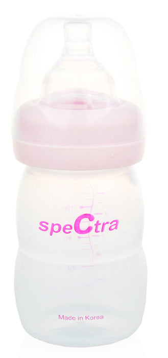 Spectra Wide Neck Milk Storage Bottles With Teats - Pack of 2 Breast Pump Accessories Spectra   