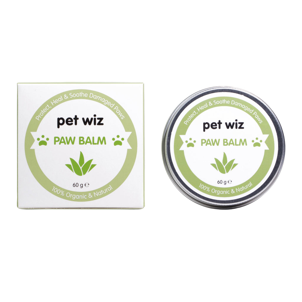 Organic Paw and Nose Balm for Dogs and Cats - Coconut Oil, Shea Butter, Vitamin E & Aloe Balm Pet Wiz   