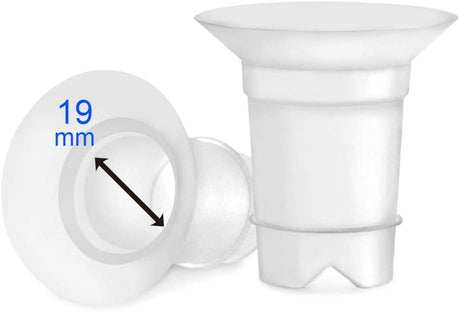 Flange Inserts 19 mm for Medela and Spectra 24 mm Shields/Flanges Breast Pump Accessories Maymom   