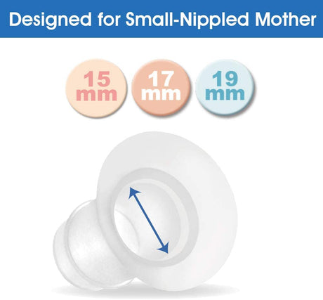 Flange Inserts 17 mm for Medela and Spectra 24 mm Shields/Flanges Breast Pump Accessories Maymom   